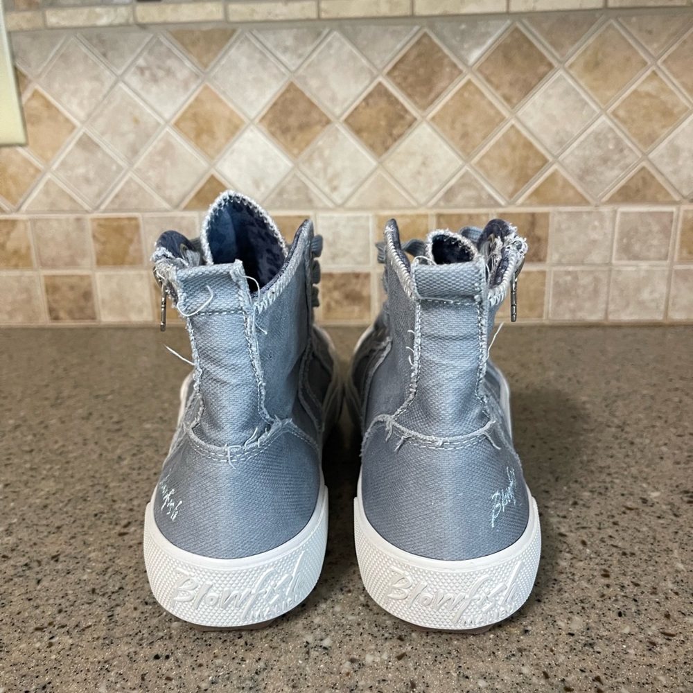 Blowfish Light Blue High-Top Sneakers - Picture 6 of 8